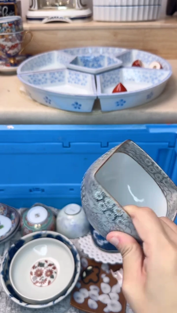 茶杯紫砂亚****霞472淘艺中古瓷器全场满18元包邮