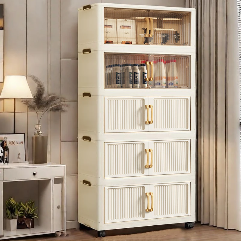 618活动【80CM正宽】D2家用超大容量防尘收纳柜文件杂物多层储物柜