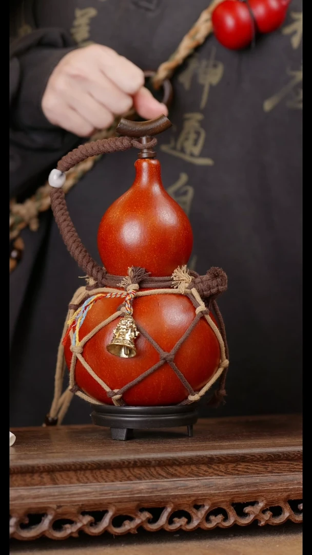 222号精品天然大漆酒葫芦一物一拍~