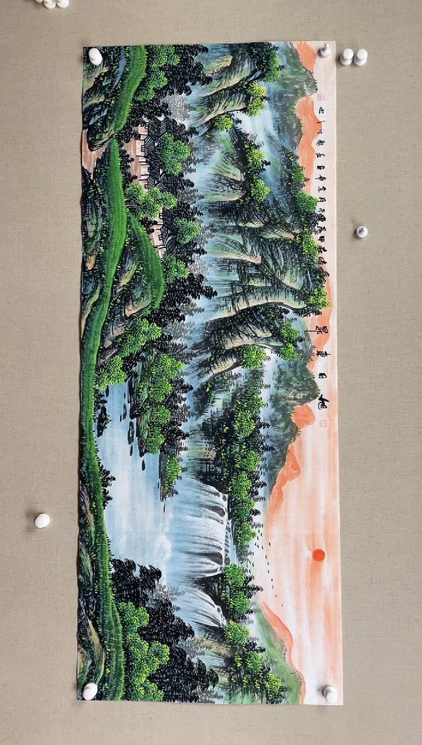 国画180*68 李金华李金华李金华李金华李金华