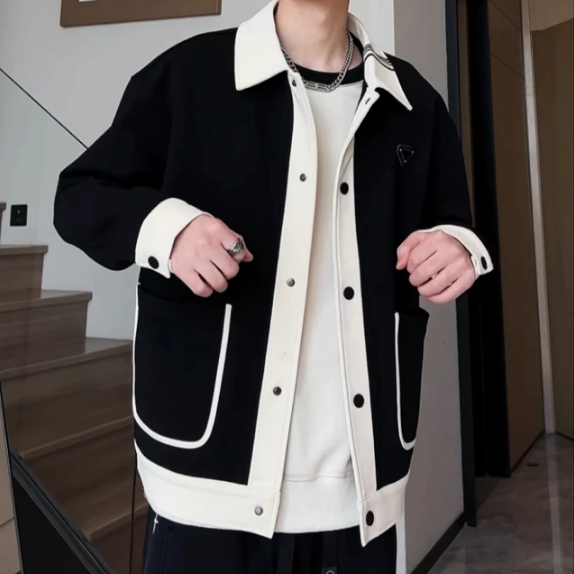 【七七】拉达2025春季 新品 高奢时尚百搭痞帅外套JK72男士
