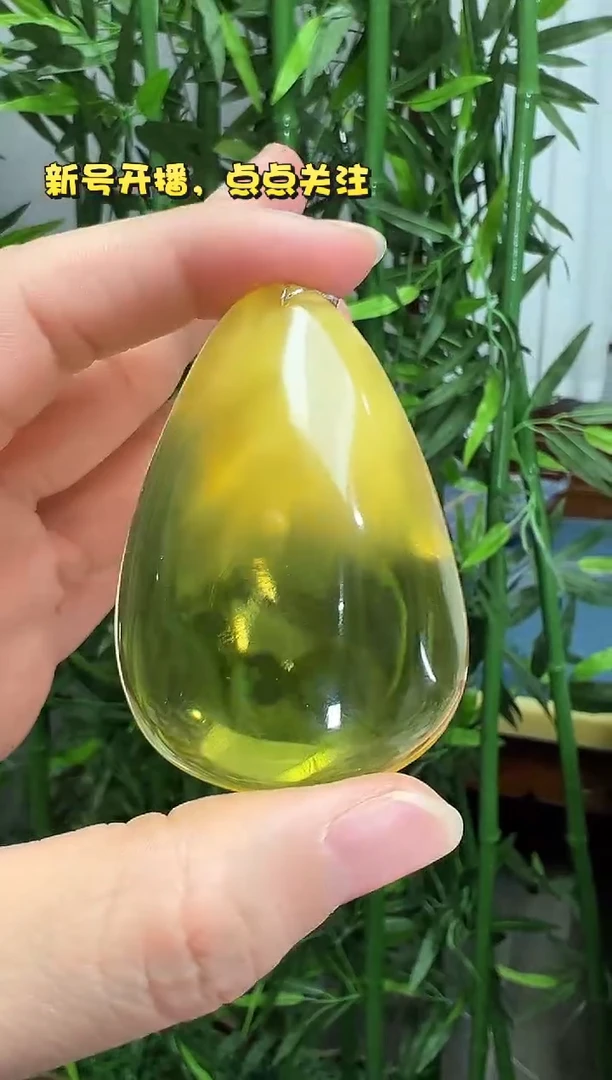 琥珀颈饰未镶嵌吊坠