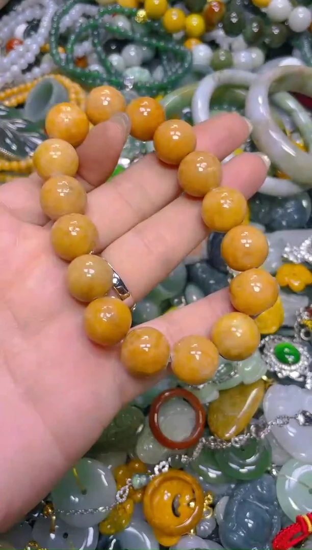 颈饰未镶嵌翡翠13/X/纹裂沙眼瑕疵介意勿拍