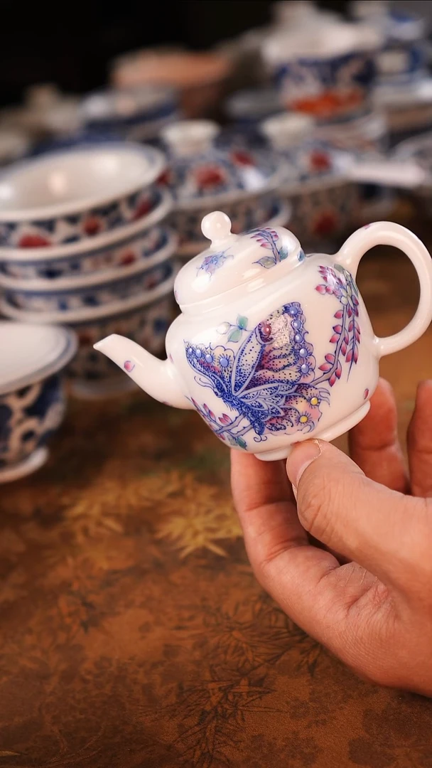 景德镇手工手绘茶器-110