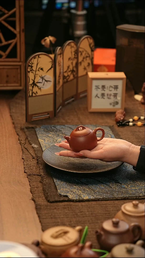 茶壶紫砂原矿紫砂壶  小秦权