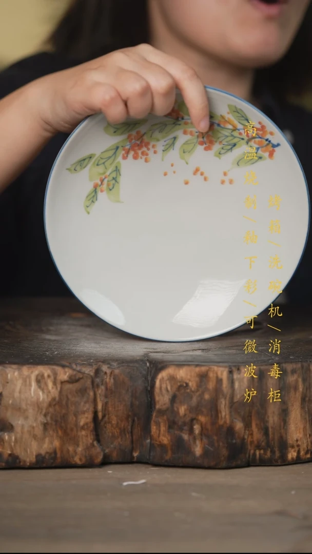 碗景德镇高温釉下彩可微波烤箱洗碗机