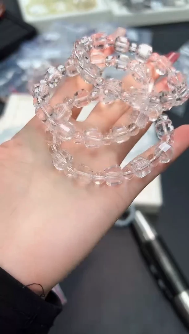 【闪购商品】水晶手串未镶嵌39b多样性发其一/1条默认微瑕