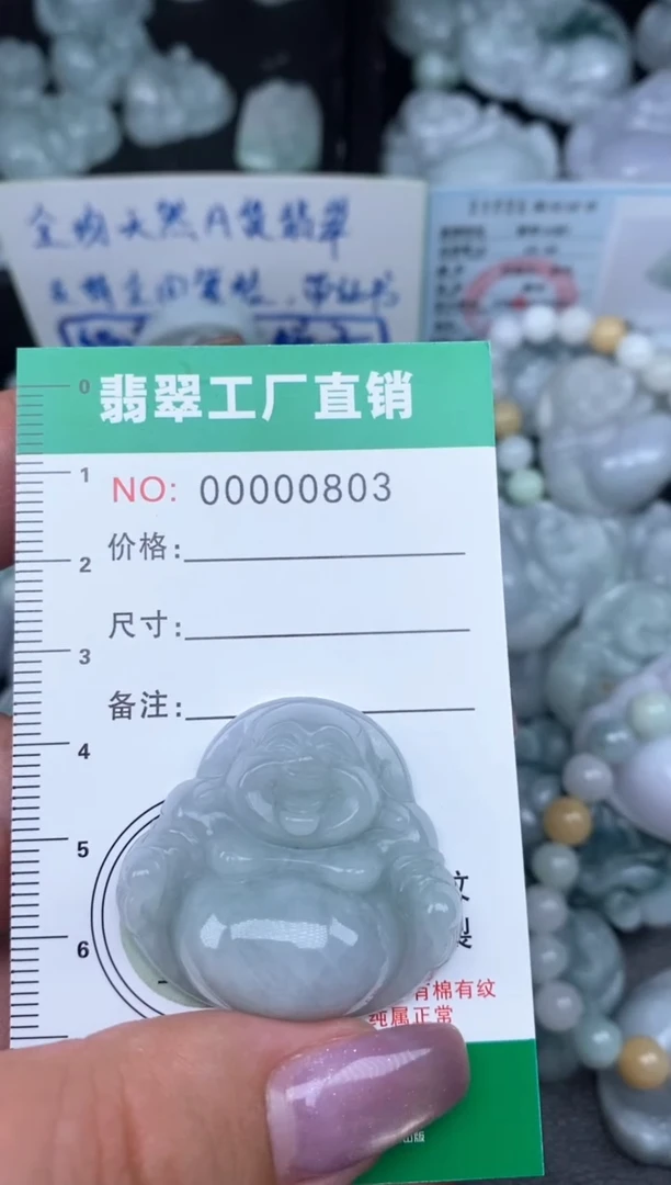 翡翠未镶嵌颈饰缅甸天然A货翡翠0803