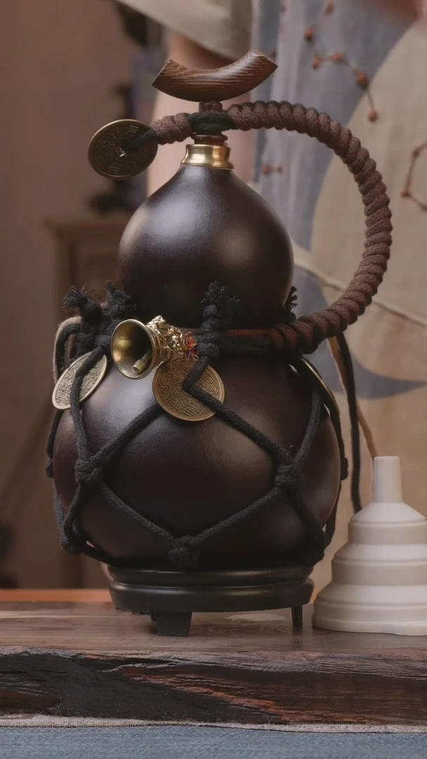 1269号精品大漆葫芦防腐防渗装水茶酒