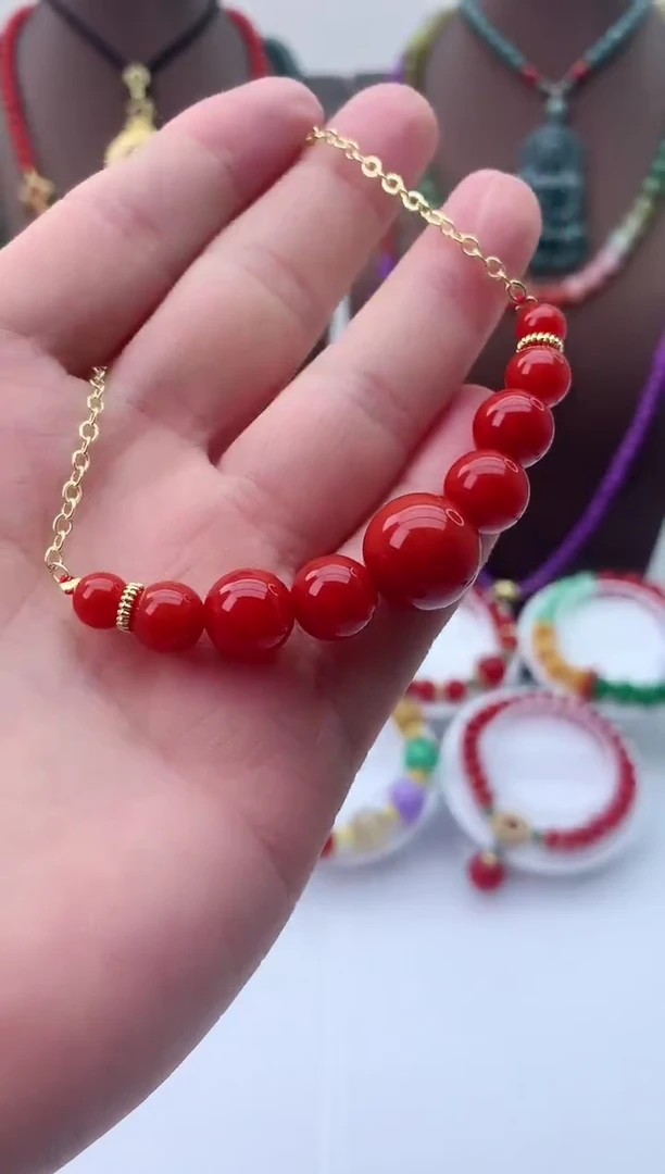 【闪购商品】翡翠颈饰14K金镶嵌D282项链