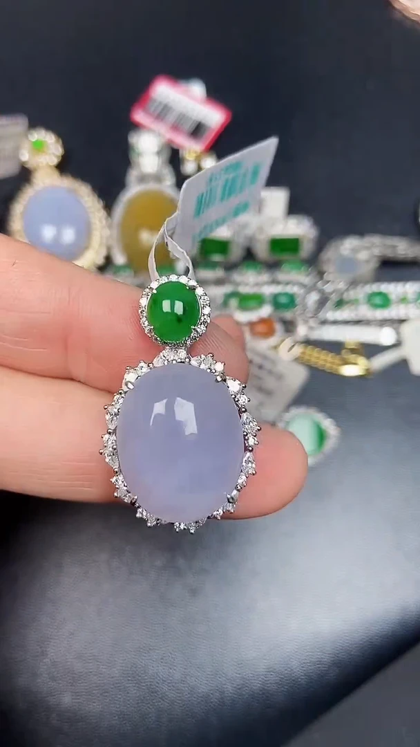 银S925镶嵌戒指翡翠3340