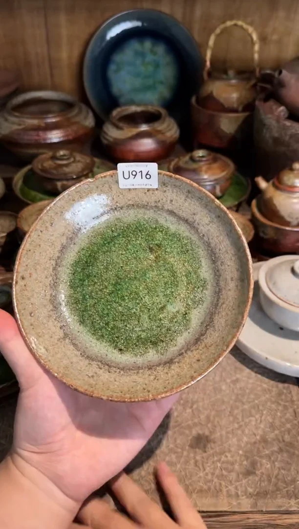 U916破碎感泥料非柴烧跑单禁拍，匣钵可能渗水