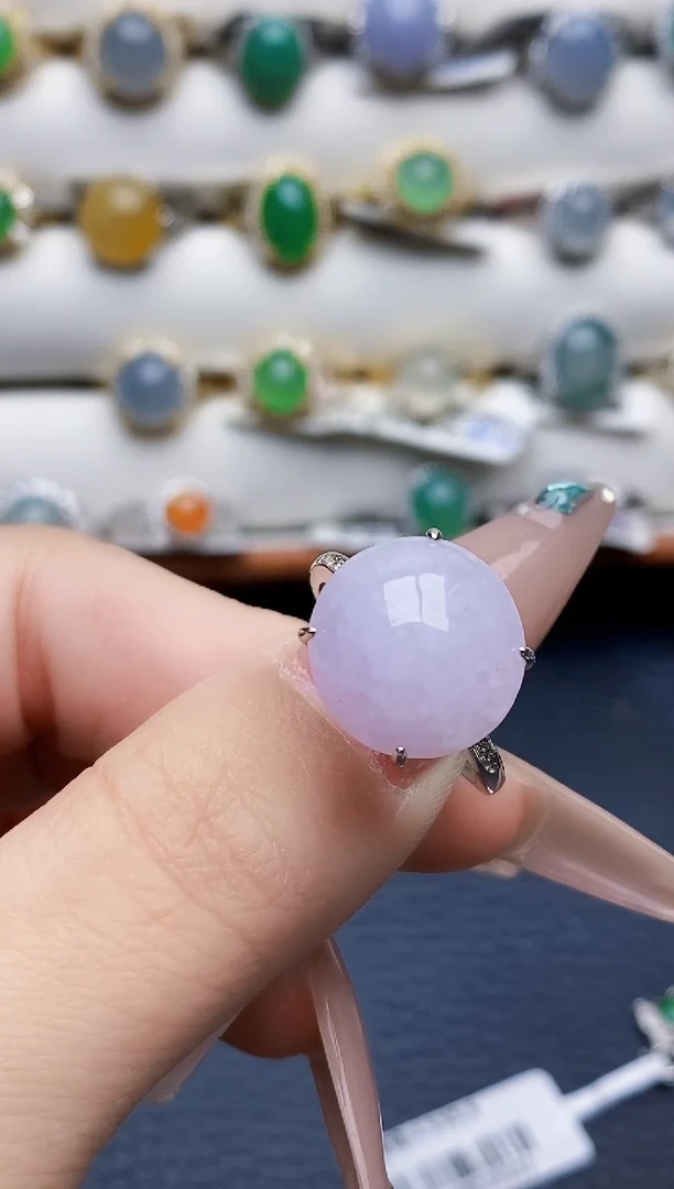 银S925镶嵌戒指翡翠3160