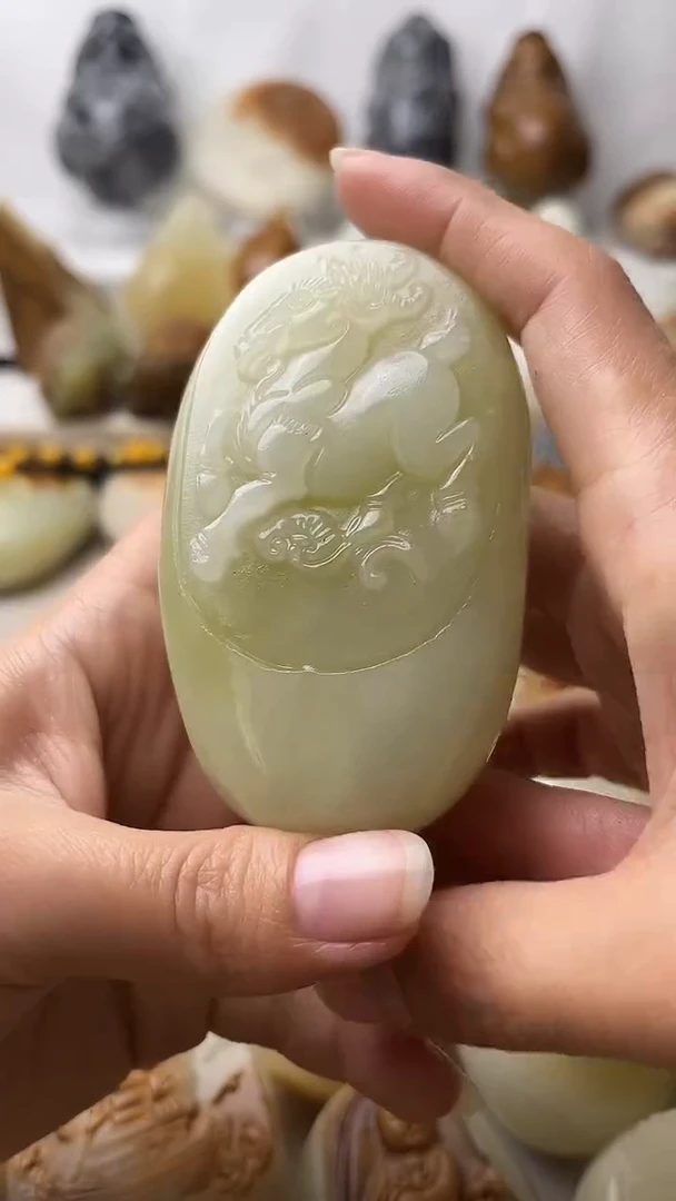 石材古青石棉纹正常不退换羊