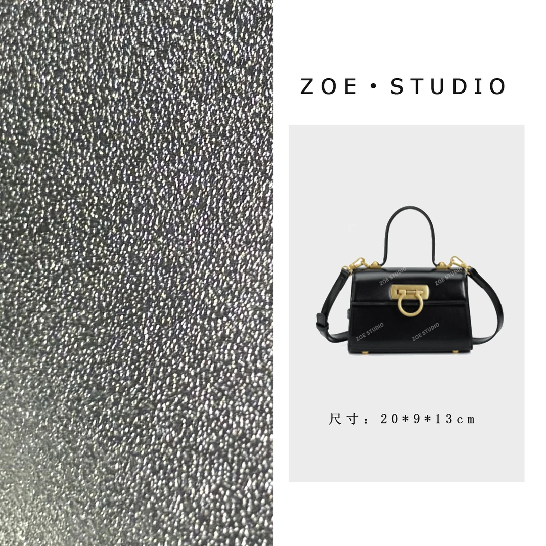 【佐伊甄选】FES-6063-黑色轻奢女士时尚复古简约腋下斜跨包