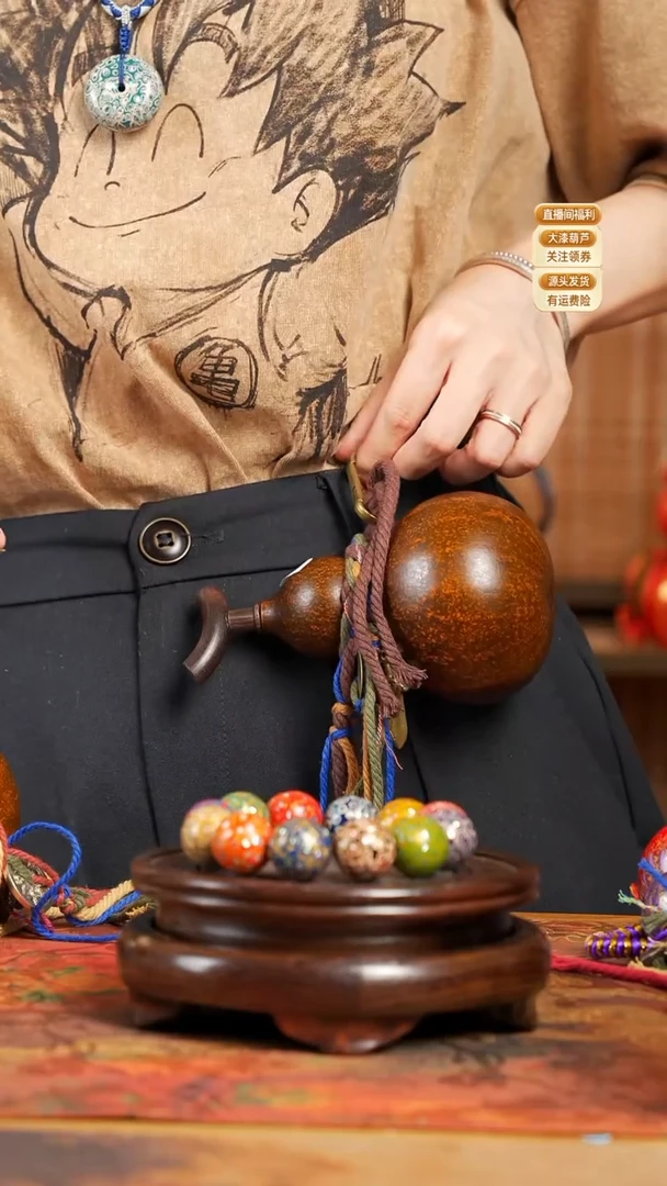 WD161大漆酒葫芦不包手串及旋转底座