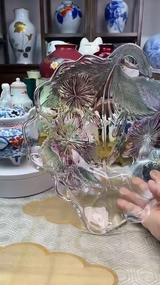 【闪购商品】盘鸣海水晶大盘一一