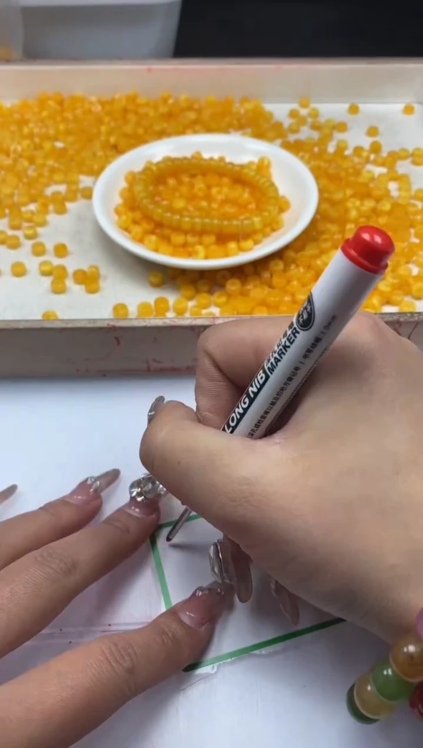 【闪购商品】蜜蜡颈饰未镶嵌w159蜜蜡直切算盘7*4mm*20颗