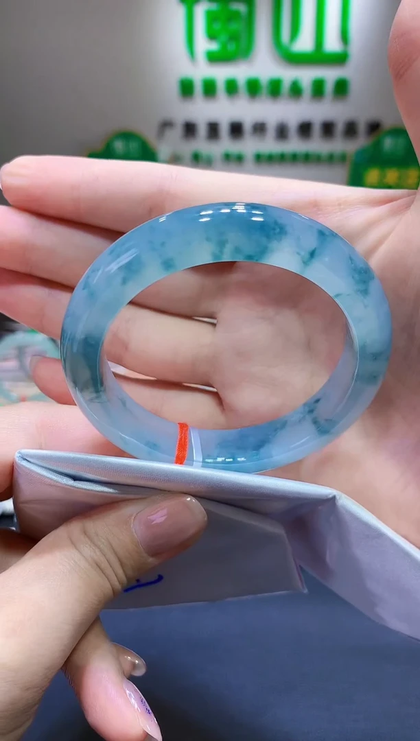 未镶嵌手镯翡翠Q910天然A货缅甸翡翠55.1
