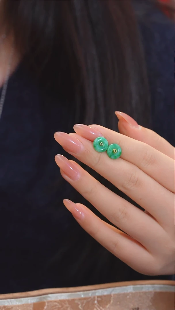 【闪购商品】翡翠耳饰未镶嵌多样性发@@N6459