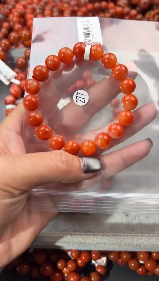 未镶嵌手串南红玛瑙10+