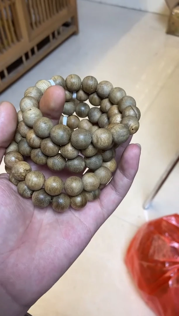 手串沉香文莱圆珠单圈1.3微瑕多样性发其一