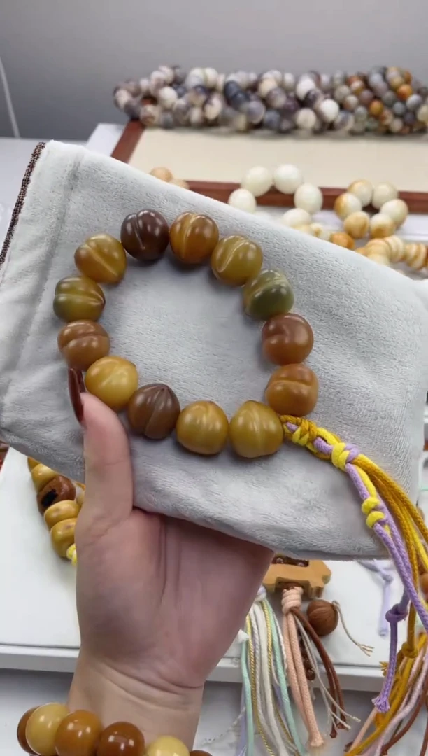 手串菩提根/象牙果p72干磨屁桃19*20mm手持