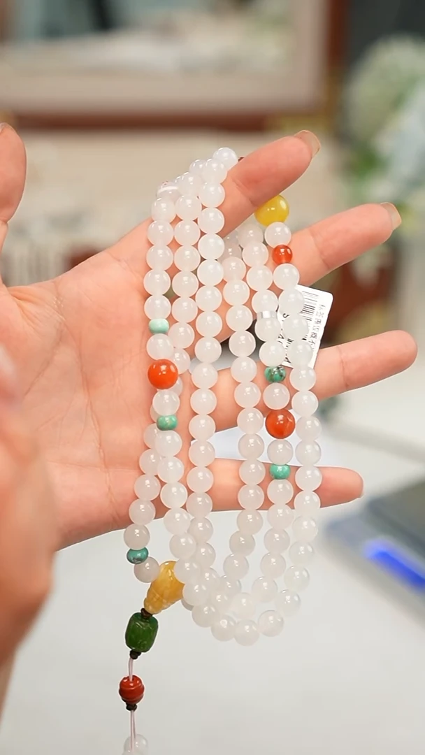 和田玉（白玉）未镶嵌颈饰（微瑕）项链