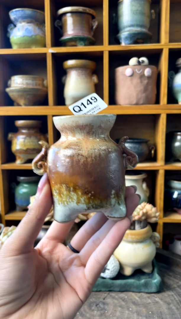 木*?微瑕149【多肉花盆多肉盆】