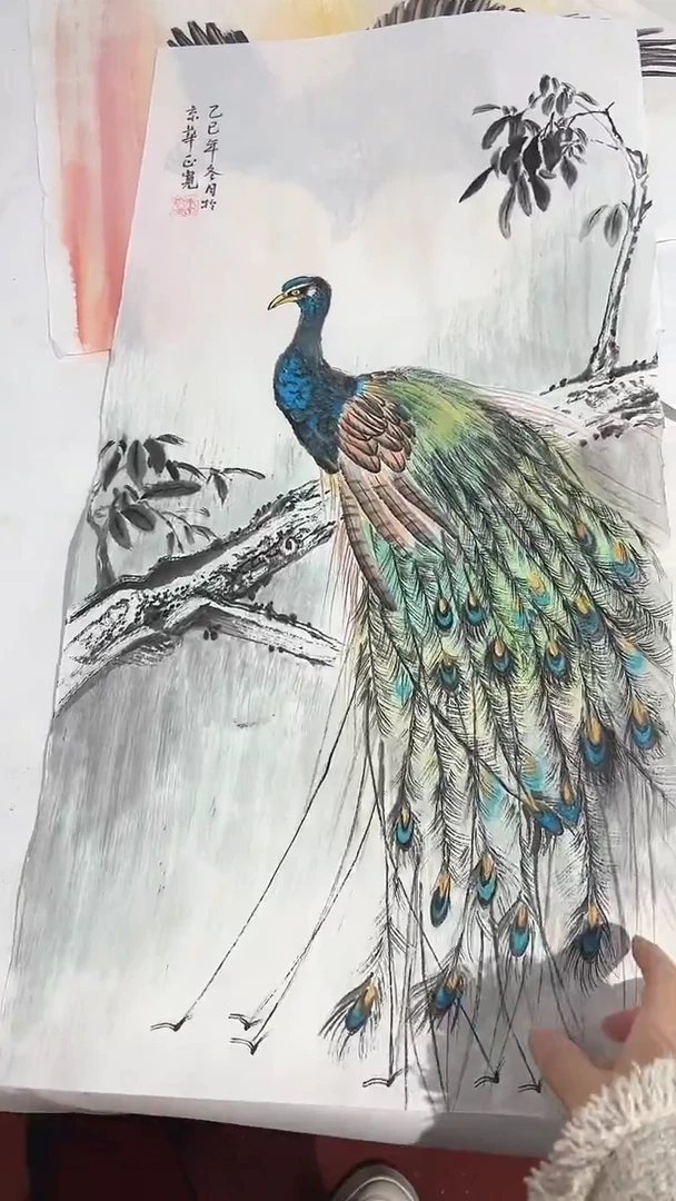 国画朱路军/国画/花鸟