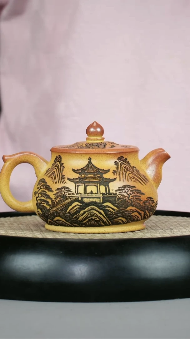 火云烧 潘壶 刻绘
