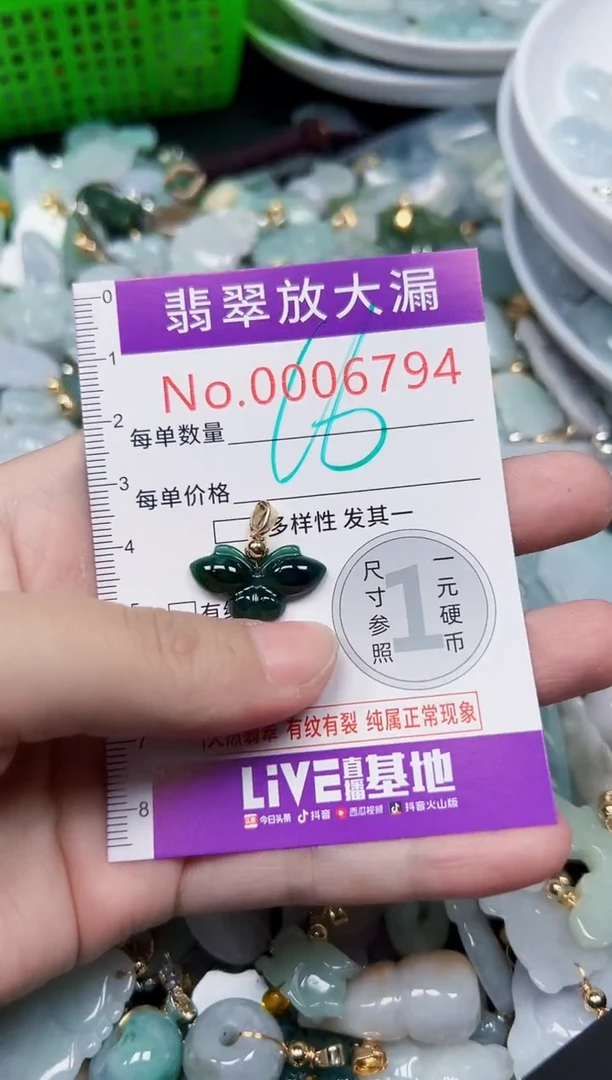 颈饰未镶嵌翡翠6794