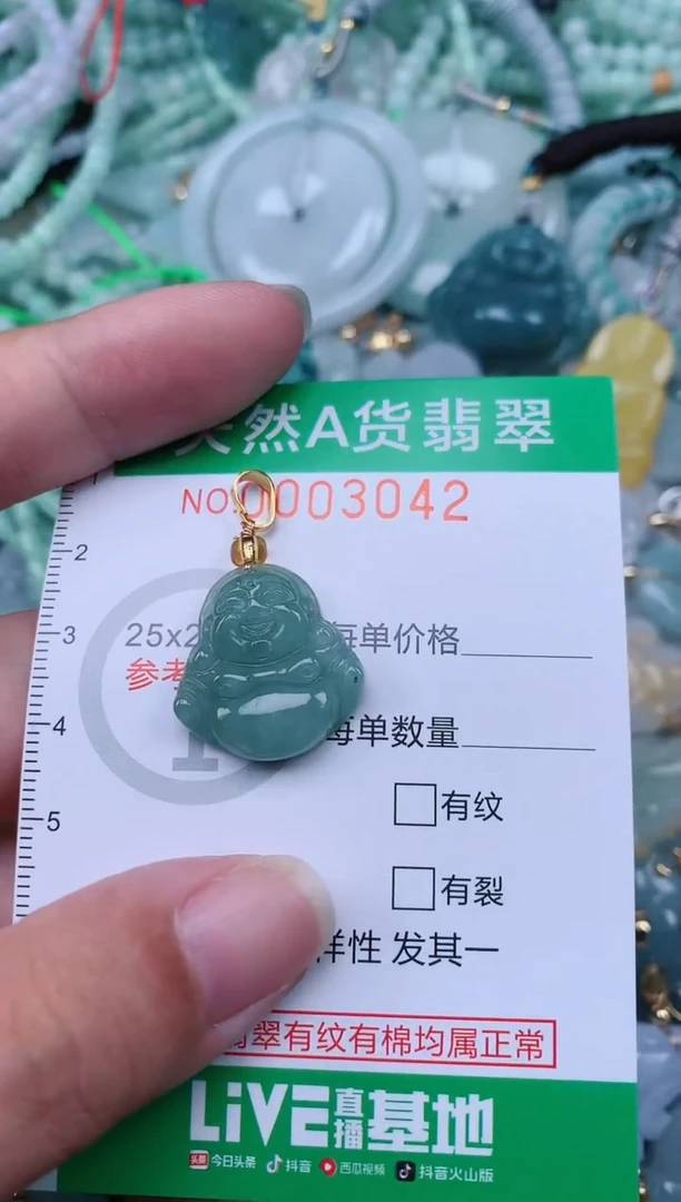 翡翠未镶嵌颈饰.0003042
