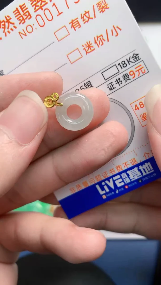 翡翠未镶嵌颈饰       1