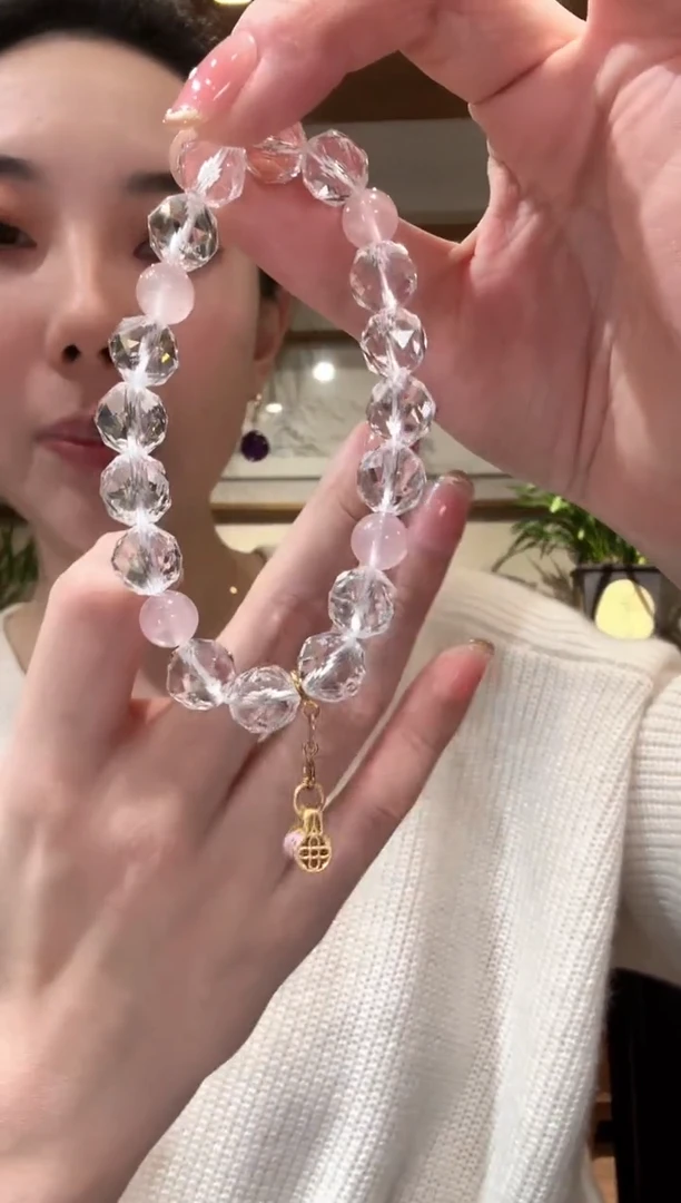 【闪购商品】水晶颈饰银S925镶嵌国风