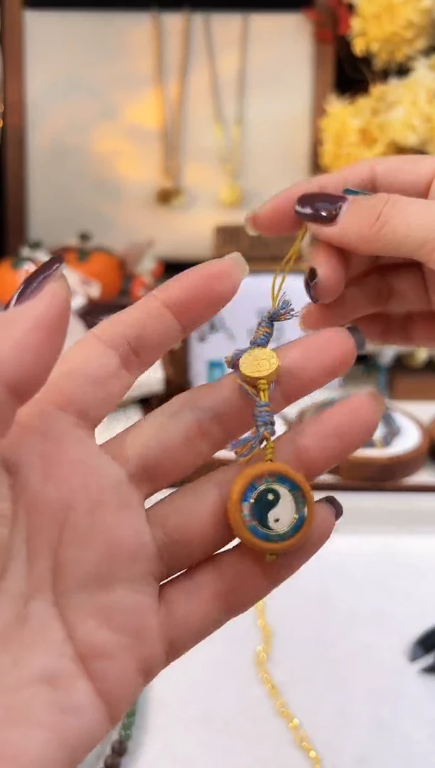 【闪购商品】檀香木无事牌@@D027R016620