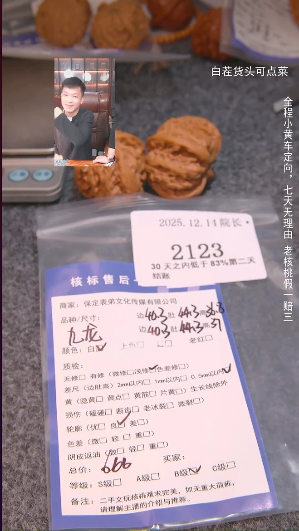 把件文玩核桃乱****作九龙2123諘帝文化