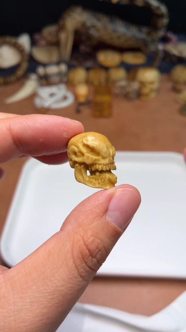 鹿骨其他P1353-鹿角雕刻毒液