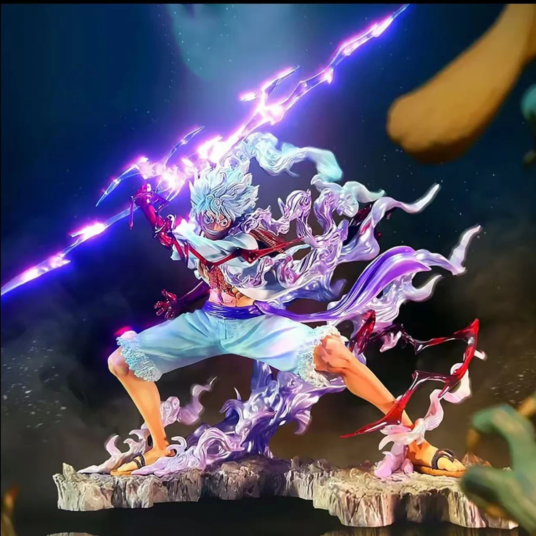 海贼王 闪电尼卡路飞 手办模玩摆件 22cm DG
