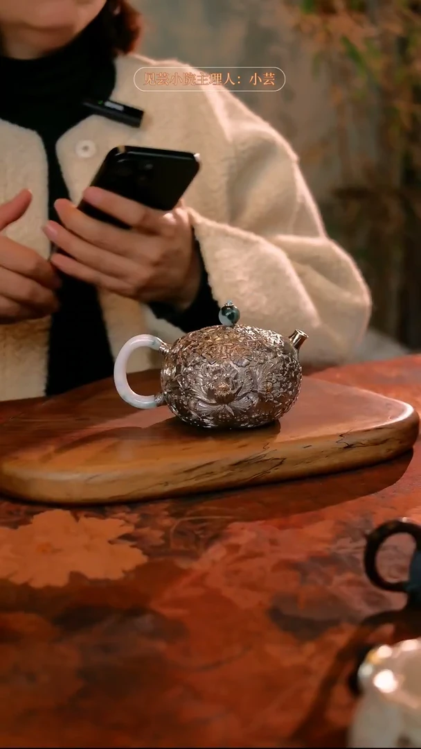影*见芸见器李树坤老师万花泡茶壶