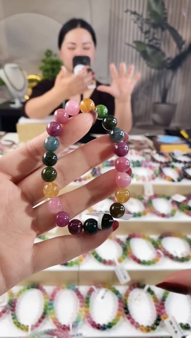 【闪购商品】碧玺手串未镶嵌G2413 单圈颜色微差