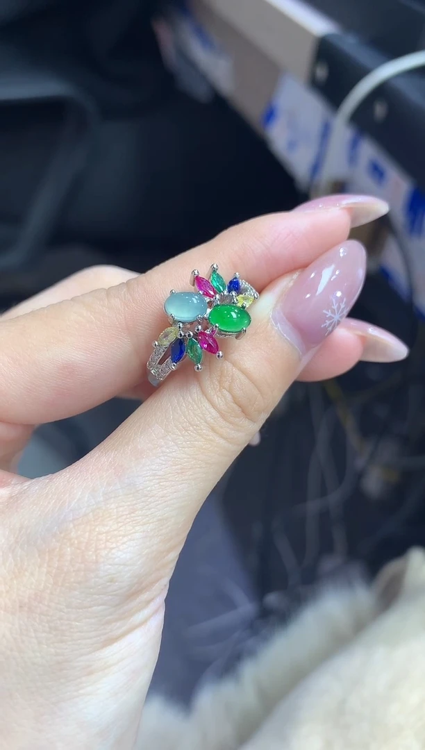 未镶嵌戒指翡翠5多样性随机发货1件