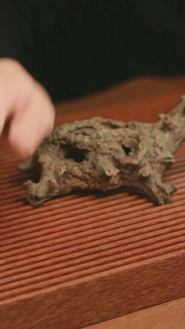 茶壶紫砂全手树桩精工龙龟954