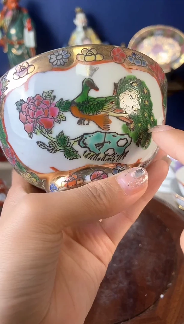 瓷片微瑕景德镇窑厂瓷摆件