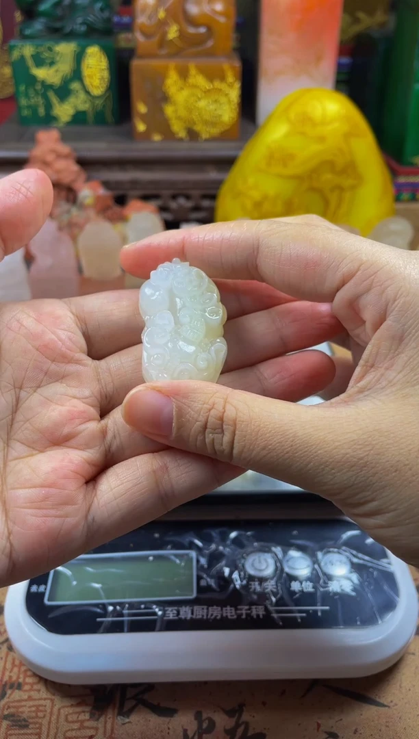 寿山石印石1米包邮高山晶