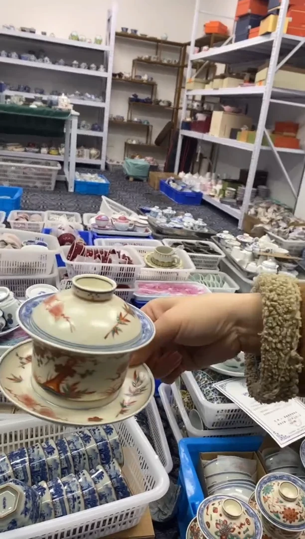 摆件陶景德陶瓷茶具容量约150