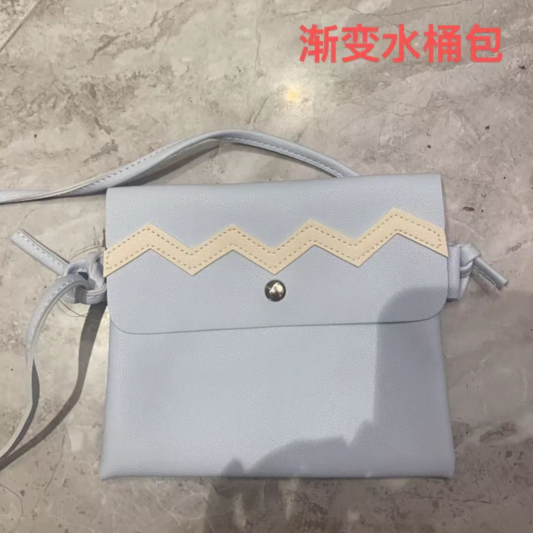渐变粉紫色单肩水桶包 ZF-E76