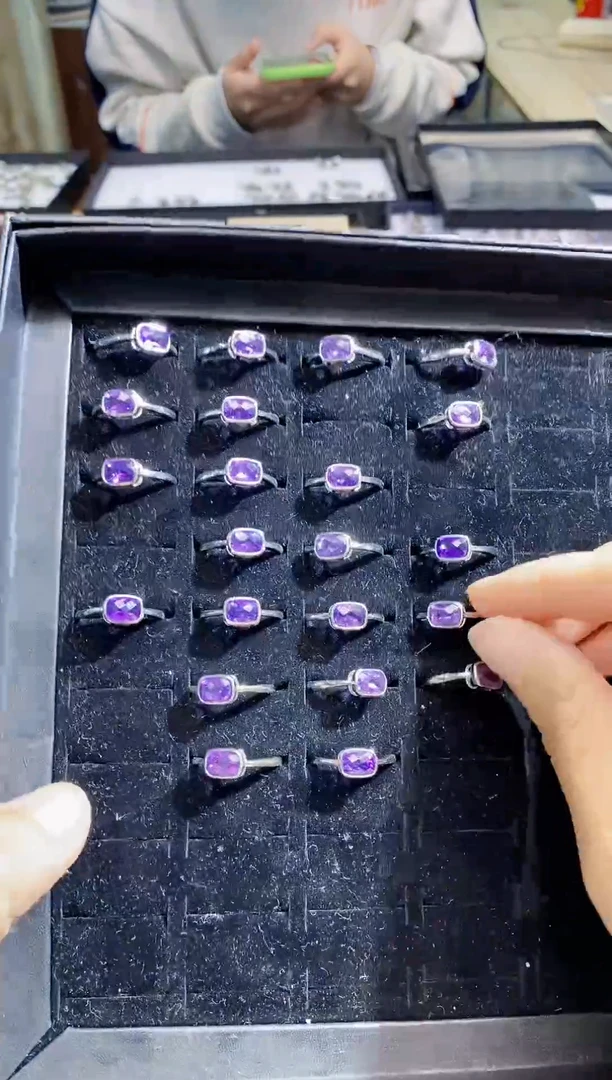 【闪购商品】水晶戒指未镶嵌多样性 发其一  【57】