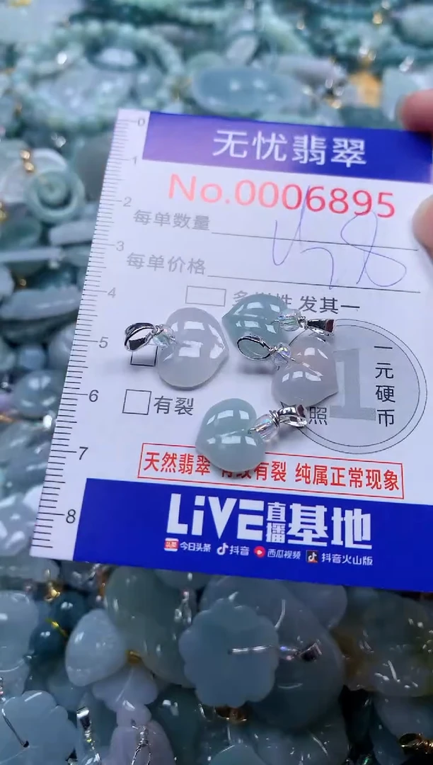 颈饰未镶嵌翡翠6895