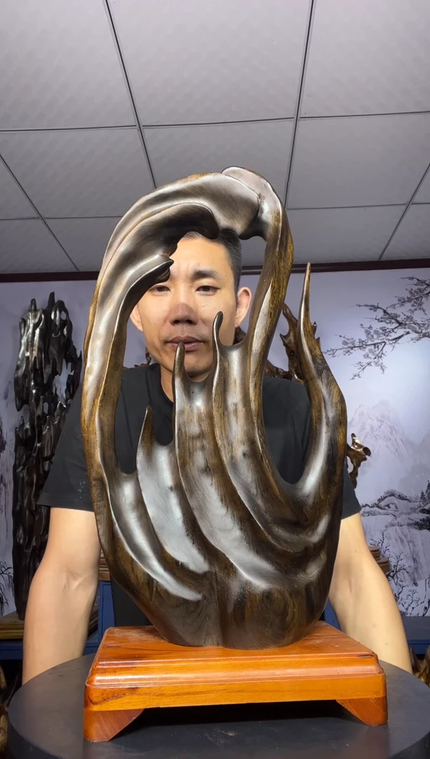 金丝楠木雕款用****1金丝楠木工艺品摆件